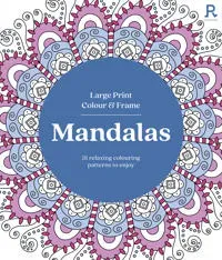 Large Print Colour & Frame - Mandalas