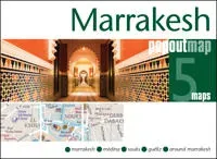 Marrakesh PopOut Map - pocket size pop up city map of Marrakesh