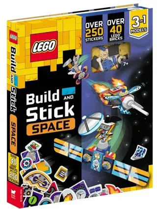 LEGO® Books: Build and Stick: Space (includes LEGO® bricks, book and over 250 stickers)