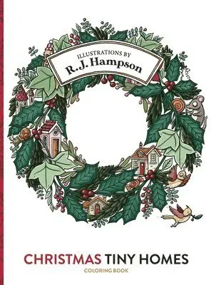 Christmas Tiny Homes Coloring Book