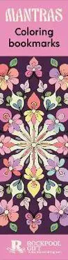 Mantras Coloring Bookmarks