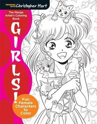 The Manga Artist’s Coloring Book: Girls