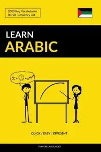Learn Arabic - Quick / Easy / Efficient