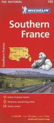 Southern France - Michelin National Map 725