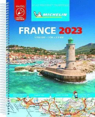 France 2023 -Tourist & Motoring Atlas A4 Laminated Spiral