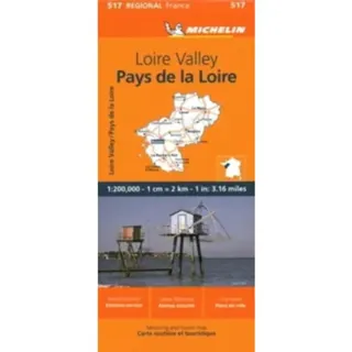 Pays de la Loire - Michelin Regional Map 517