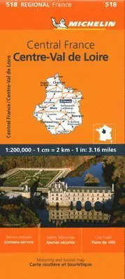 Centre - Michelin Regional Map 518