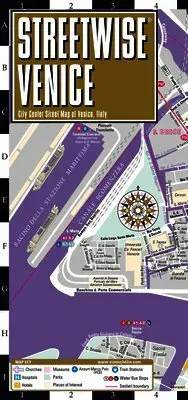 Streetwise Venice Map - Laminated City Center Street Map of Venice, Italy