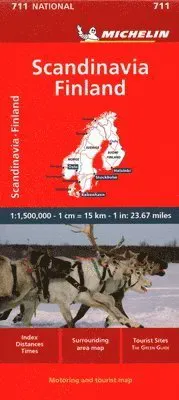 Scandinavia & Finland - Michelin National Map 711