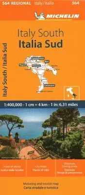 Italy South - Michelin Regional Map 564