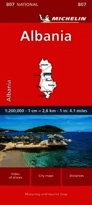 Albania - Michelin National Map 807