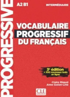 Vocabulaire progressif du francais - Niveau intermediaire (A2/B1) + CD