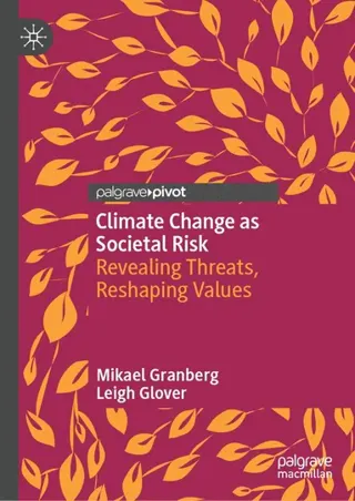 Climate Change as Societal Risk