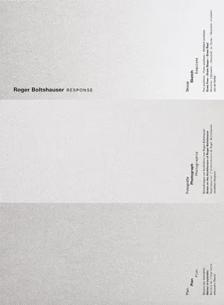 Roger Boltshauser - Response