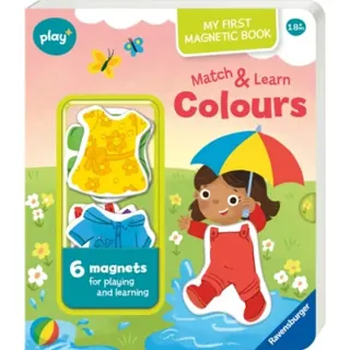 Ravensburger Play+ Infant & Toddler - My First Magnetic Book: Match and Learn Colours
