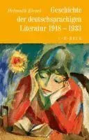 Geschichte der deutschen Literatur  Bd. 10: Geschichte der deutschsprachigen Literatur 1918 bis 1933