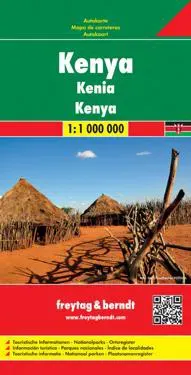 Kenya Road Map 1:1 000 000