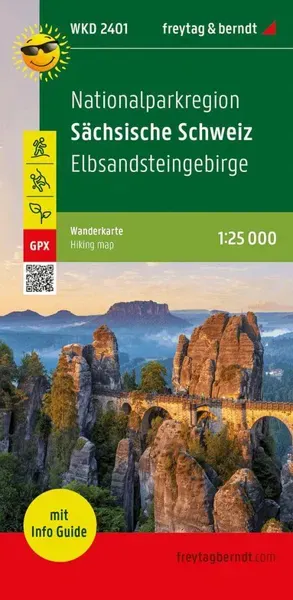 Saxon Switzerland (district), Walking map 1:25.000, Info Gui