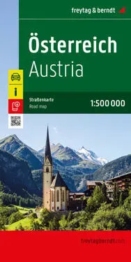 Austria, Road map 1:500.000