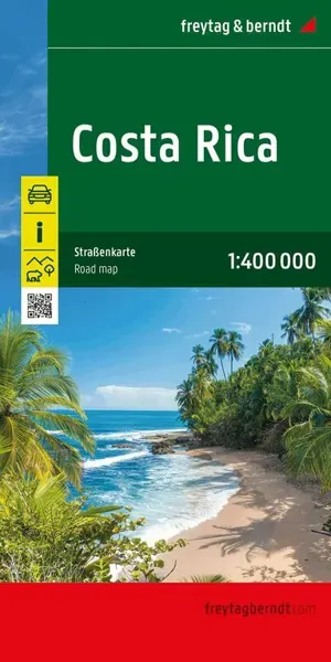 Costa Rica, Road Map 1:400.000