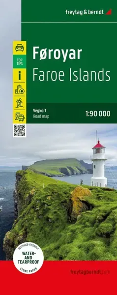 Faroe Islands Road Map