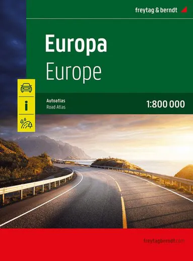 Europe Road Atlas 1:800.000