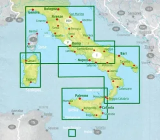 Italy South Road Map