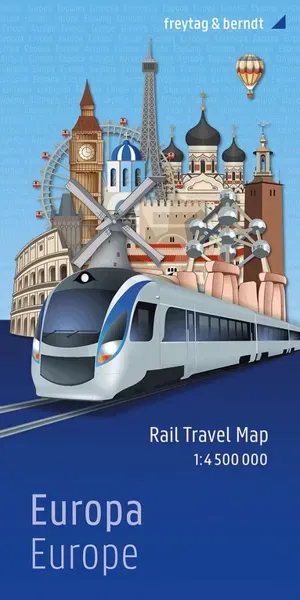 freytag & berndt Rail Travel Map Europa 1:4,5 Mio.