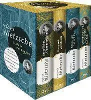 Friedrich Nietzsche, Werke in vier Bänden (Menschliches, Allzu Menschliches - Also sprach Zarathustra - Jenseits von Gut und Böse - Götzendämmerung...