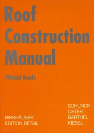 Roof Construction Manual