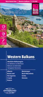 Western Balkans Map 1:725,000