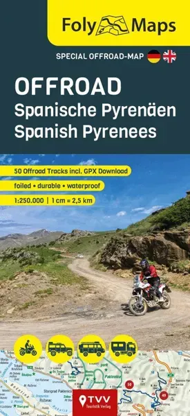 FolyMaps OFFROAD Spanish Pyrenees 1:250,000