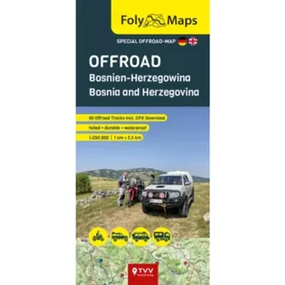 FolyMaps OFFROAD Bosnia and Herzegovina 1:250 000