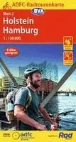 ADFC-Radtourenkarte 2 Holstein Hamburg 1:150.000, reiß- und wetterfest, E-Bike geeignet, GPS-Tracks Download