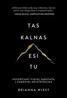 Tas kalnas esi tu: paverčiant vidinį sabotažą į asmeninį meistriškumą