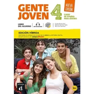 Gente joven Nueva edicion 4 Ed. hibrida Libro del alumno + audio. B1