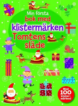 Min första bok med klistermärken- Tomtens släde