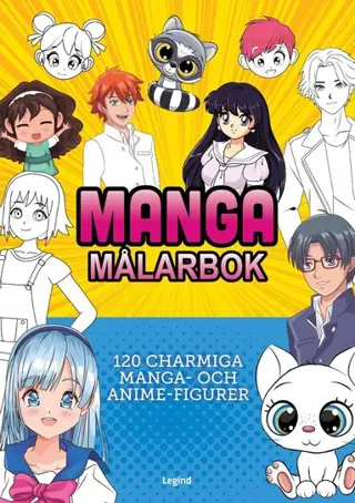Manga målarbok