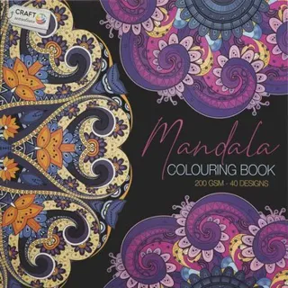Målarbok : Mandala, lila