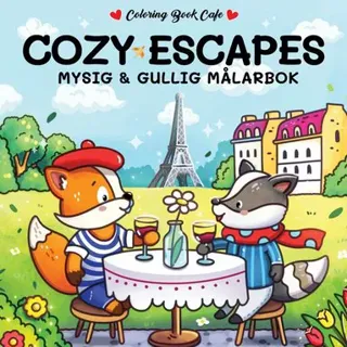 Målarbok: Cozy Escapes