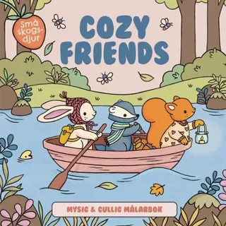 Cozy Friends : Mysig och gullig Cozy Coloring målarbok från Nina Stajner