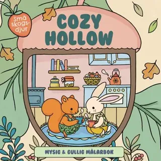 Cozy Hollow : Mysig och gullig Cozy Coloring målarbok från Nina Stajner