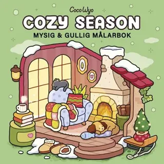 Cozy Season : Mysig och gullig Cozy Coloring målarbok från Coco Wyo