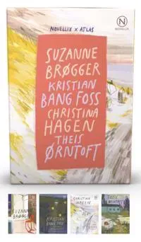 Gaveæske med fire essays af Brøgger, Bang Foss, Hagen & Ørntoft