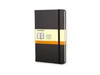 Moleskine Classic Notebook Large, linjeret, hard cover sort