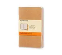 Moleskine Ruled Cahier - Kraft Cover (3 Set)