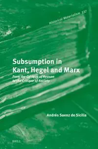 Subsumption in Kant, Hegel and Marx