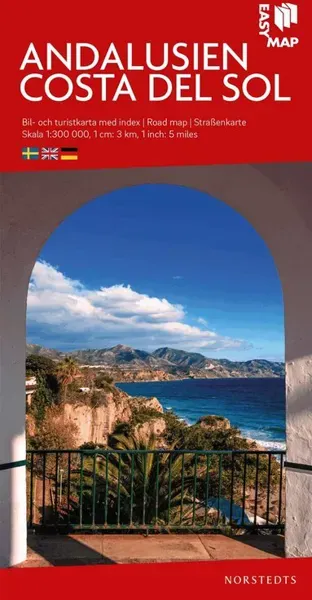 Andalusien Costa del Sol EasyMap : Skala 1:300.000
