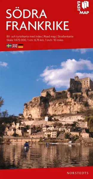 Södra Frankrike EasyMap : Skala 1:675.000