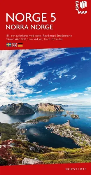 Norra Norge EasyMap : Skala 1:440.000
